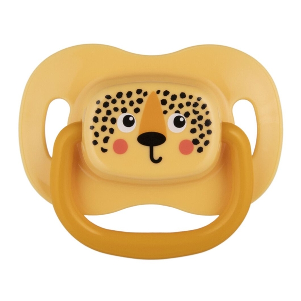 Силиконовая симметричная пустышка Canpol babies BabiesBoo, 18+ мес., 2 шт., оранжевый (34/929_ora) - Pampik - 3