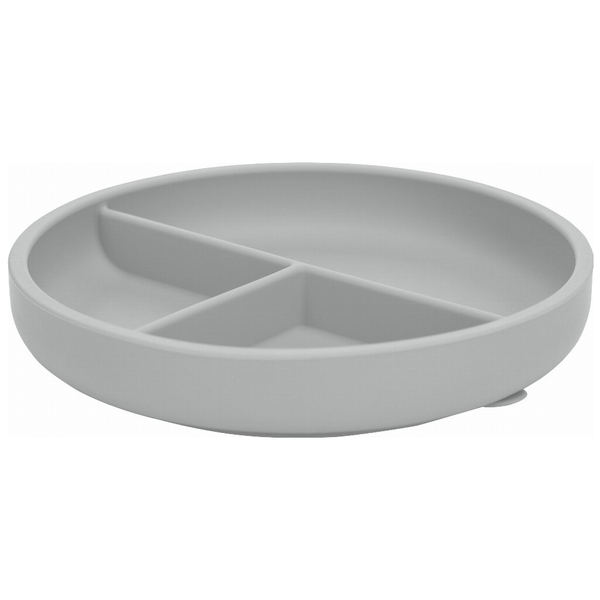 Силіконова тарілка FreeON, сірий (80845) - Pampik - 2