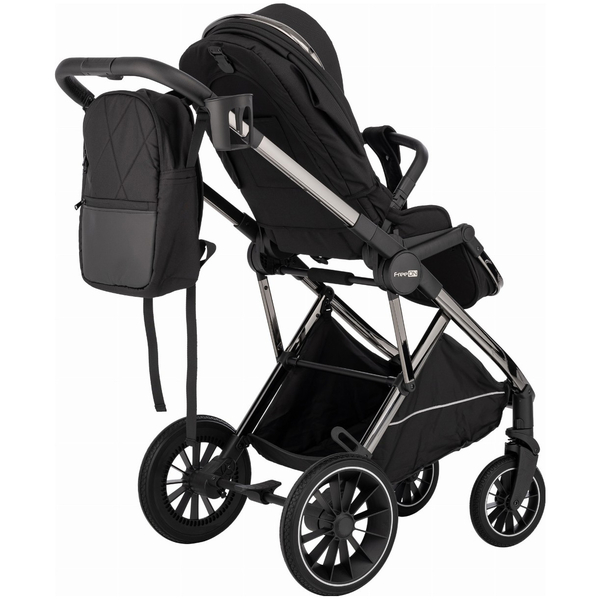 Универсальная коляска 3 в 1 FreeON Allegro, черный (82962) - Pampik - 8