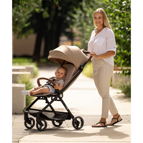 Прогулянкова коляска FreeON Bold, бежевий (85321) - Pampik - 10