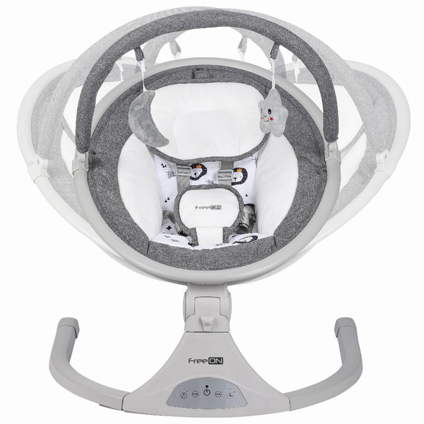 Гойдалка дитяча FreeON Elite Swing grey (84898) - Pampik - 8