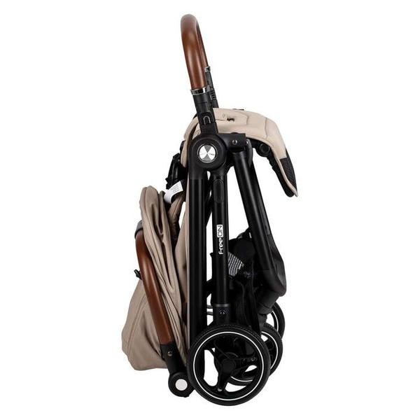 Прогулянкова коляска FreeON Bold, бежевий (85321) - Pampik - 7