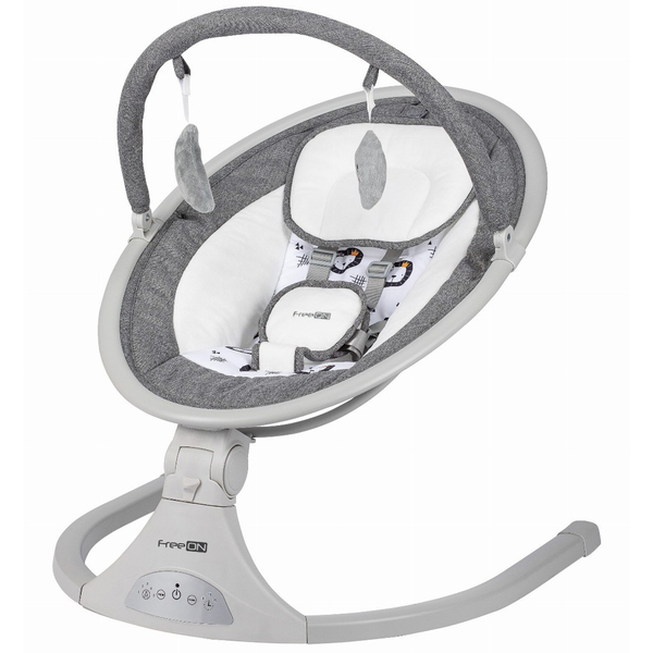 Гойдалка дитяча FreeON Elite Swing grey (84898) - Pampik