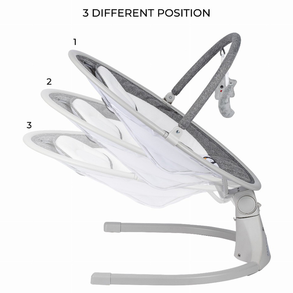 Гойдалка дитяча FreeON Elite Swing grey (84898) - Pampik - 6