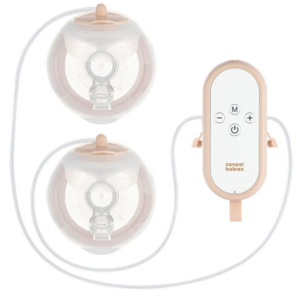 Молоковідсмоктувач подвійний мобільний Canpol babies MilkShell (20/106) - Pampik - 3