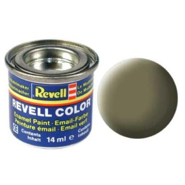 Фарба емалева Revell № 45, світло-оливкова, матова, 14 мл (RVL-32145) - Pampik