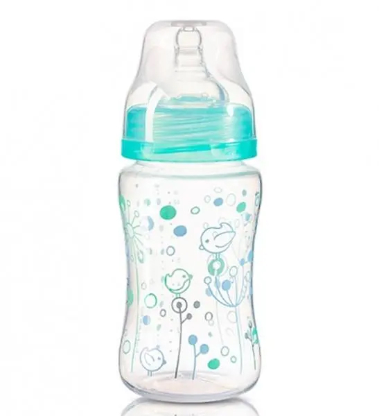 Пляшечка для годування BabyOno, блакитна, 240 мл (403) - Pampik