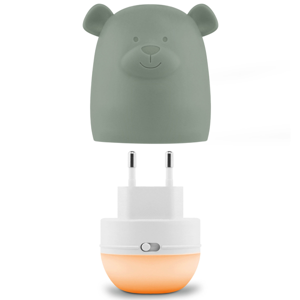 Ночник с датчиком сумерек Zazu Benny the Bear, зеленый (ZA-BENNY-02) - Pampik - 3