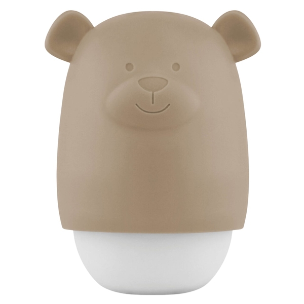Ночник с датчиком сумерек Zazu Benny the Bear, серый (ZA-BENNY-01) - Pampik