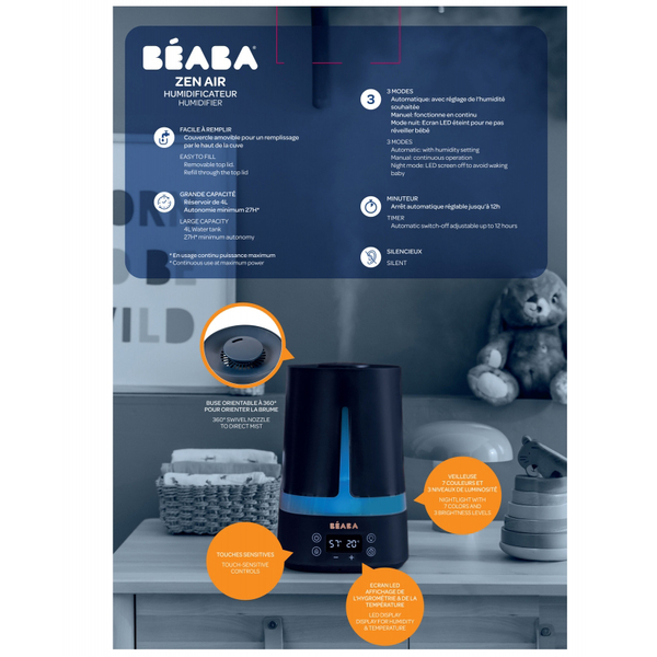 Увлажнитель воздуха Beaba Zen Air, синий (920416) - Pampik - 5