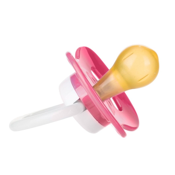 Латексная круглая пустышка Canpol babies Bunny&Company, 0-6 мес., розовый (23/277_pin_new) - Pampik - 2