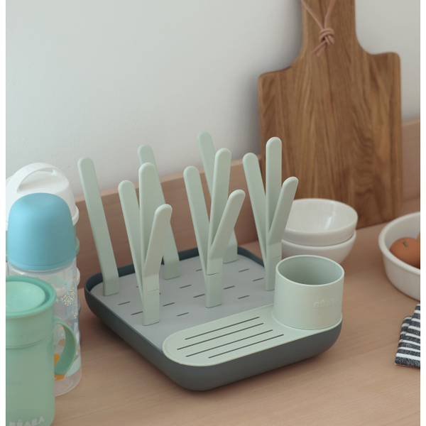 Сушилка для посуды Beaba Forest, зеленый/серый (911731) - Pampik - 15