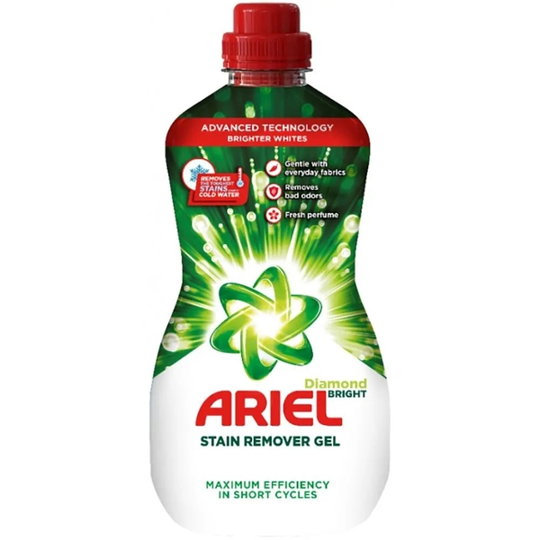 Гель-пятновыводитель Ariel White Diamond Bright, 950 мл - Pampik
