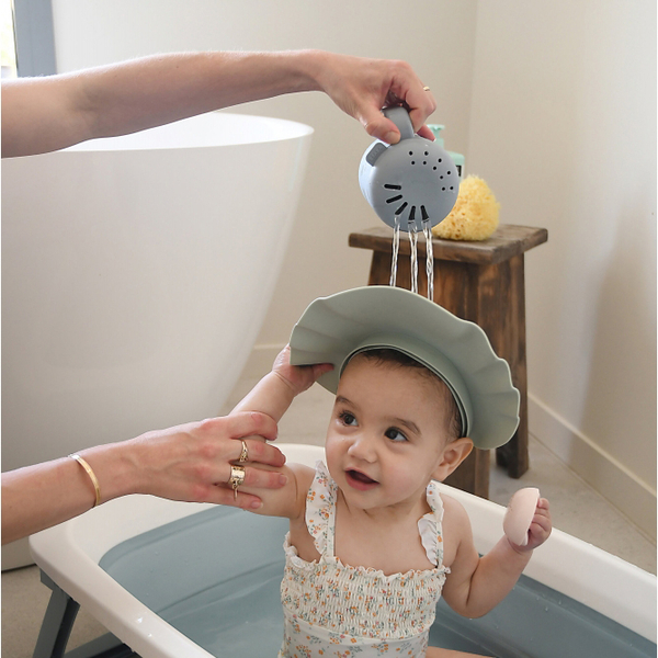 Ковшик для купания Beaba силиконовый, серый (920411) - Pampik - 8