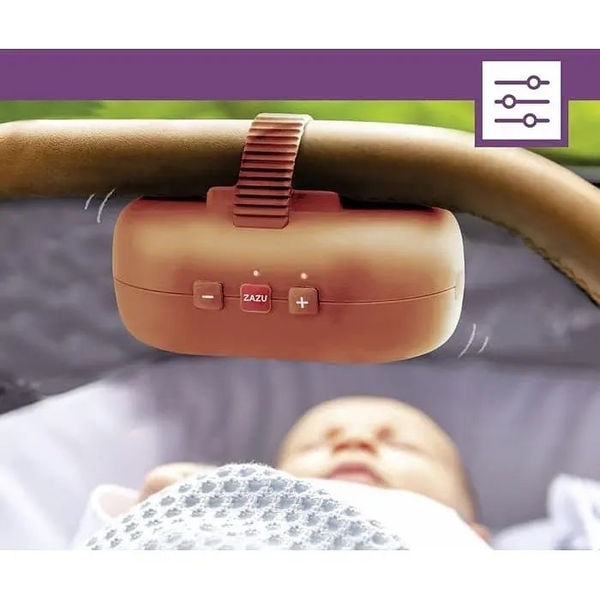 Гойдалка-заколисувач Zazu Robby Rocker, коричневий (ZA-ROCKER-03) - Pampik - 5