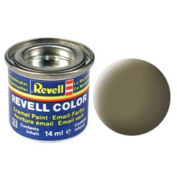Фарба емалева Revell № 39, темно-зелена, матова, 14 мл (RVL-32139) - Pampik