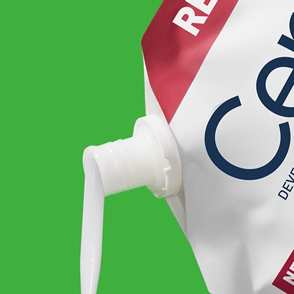 Зволожувальна очищувальна емульсія CeraVe для нормальної та сухої шкіри обличчя і тіла, змінний блок, 473 мл - Pampik - 6