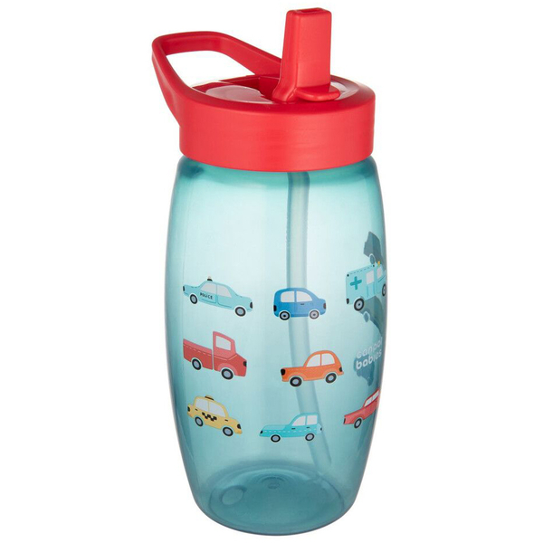 Бідончик Canpol babies Автомобілі, зі складним носиком, 400 мл (56/618_blu) - Pampik
