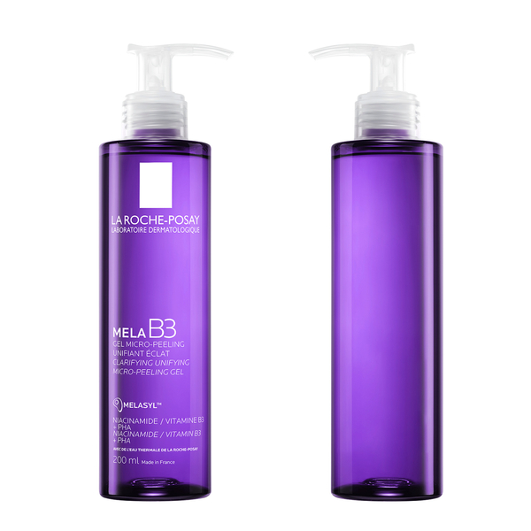 Очищающий гель-микропилинг La Roche-Posay Мела В3, способствующий выравниванию тона и приданию сияния коже, 200 мл - Pampik - 2