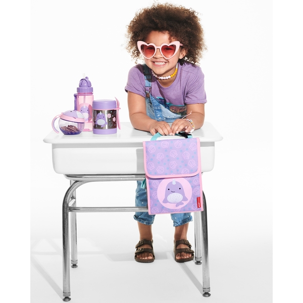 Бутылочка с трубочкой Skip Hop Zoo Кит (9N567310) - Pampik - 5