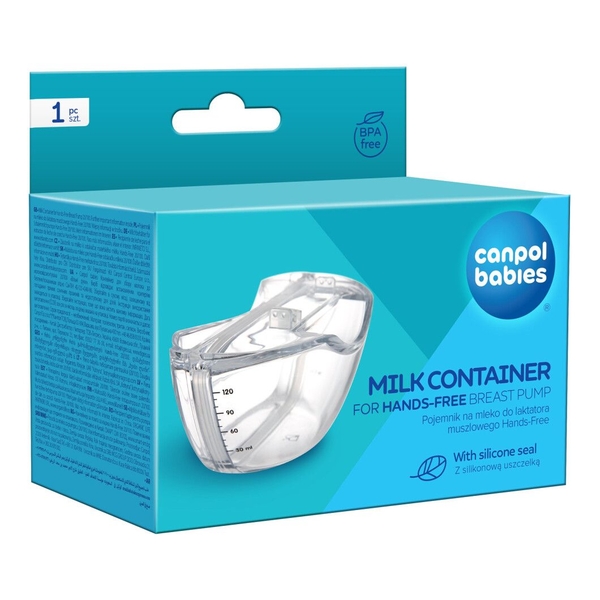 Контейнер для збору молока до молоковідсмоктувача Canpol babies Hands-Free (20/104) - Pampik - 5