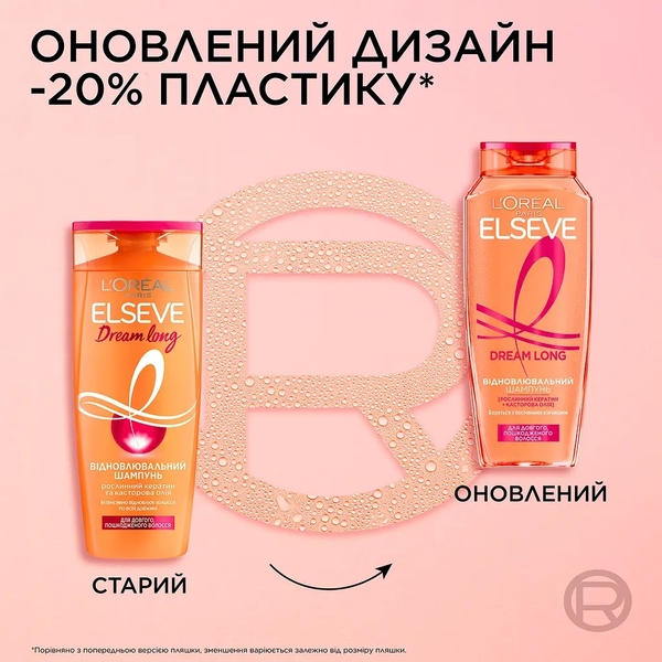 Шампунь L'Oréal Paris Elseve Dream Long для довгих і пошкоджених волосся, 250 мл - Pampik - 7