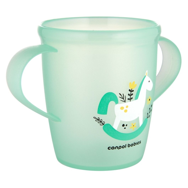Чашка з ручками Canpol babies Toys, 250 мл, зелений (2/101_gre) - Pampik - 2