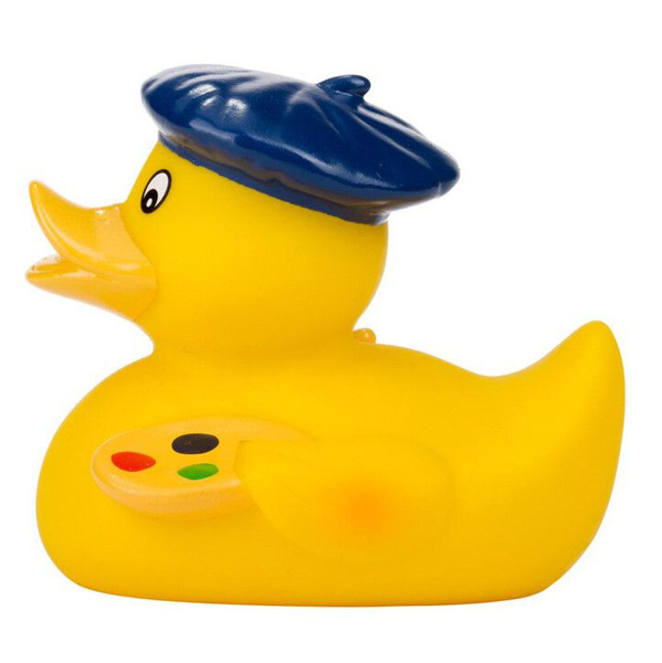 Іграшка для купання Canpol babies Каченя Художник (2/992_blu) - Pampik - 2