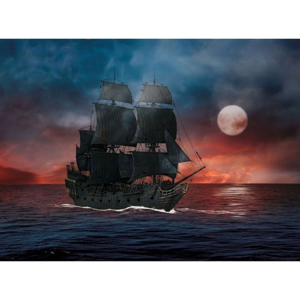 Уцінка. Збірна модель-копія Revell Піратський корабель Чорна Перлина, рівень 3, масштаб 1:150, 112 деталей (RVL-65499) - Pampik - 7