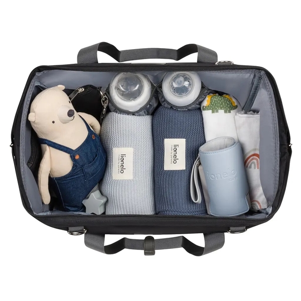 Сумка для коляски Lionelo Ida Black Onyx, черный - Pampik - 3