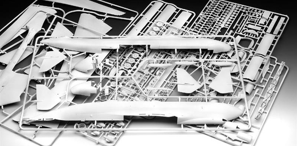 Збірна модель Revell Вантажний літак Antonov АН-225 Мрія, рівень 5, масштаб 1:144, 203 деталі (RVL-04958) - Pampik - 10