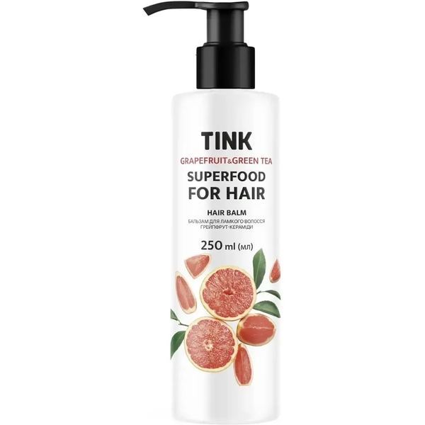 Бальзам для ламких волосся Tink Грейпфрут і Зелений чай, 250 мл - Pampik