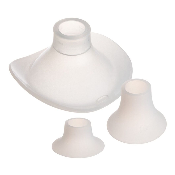 Запасні силіконові лійки для молоковідсмоктувача Canpol babies Hands-Free 24, 21 і 19 мм (20/108) - Pampik