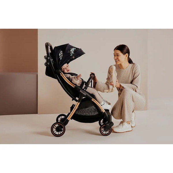 Прогулянкова коляска Lionelo Julie One Golden Moments, чорний - Pampik - 12