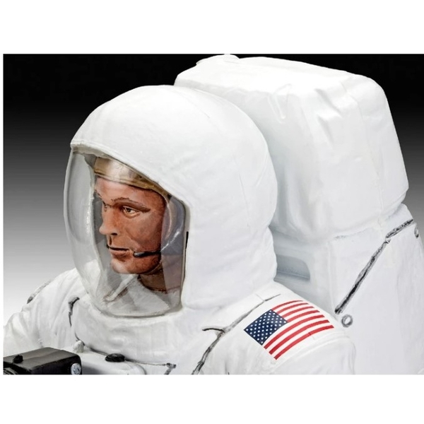 Збірна модель Revell Астронавт на Місяці, Місія Аполлон 11, рівень 4, масштаб 1:8, 24 деталі (RVL-03702) - Pampik - 3