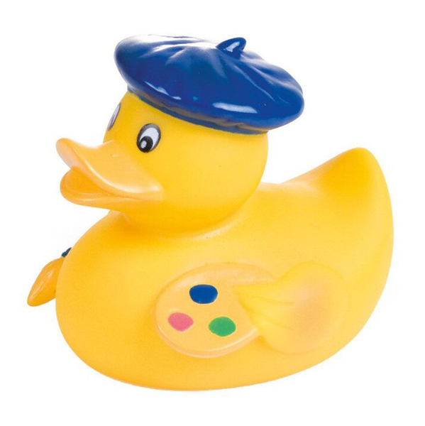 Іграшка для купання Canpol babies Каченя Художник (2/992_blu) - Pampik