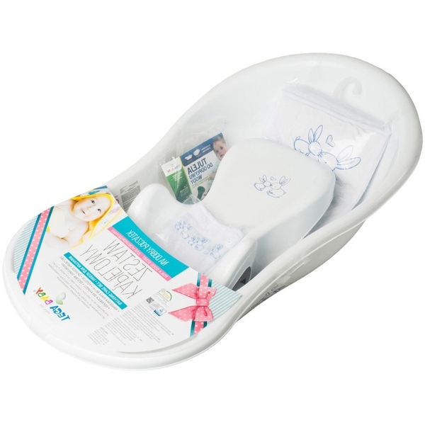 Ванночка з набором аксесуарів Tega Baby, 86 см, білий (KR-086-103) - Pampik