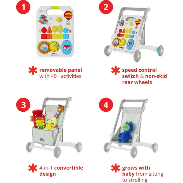 Розвиваючі ходунки Skip Hop 4 в 1 Зростаємо разом (9J057510) - Pampik - 8