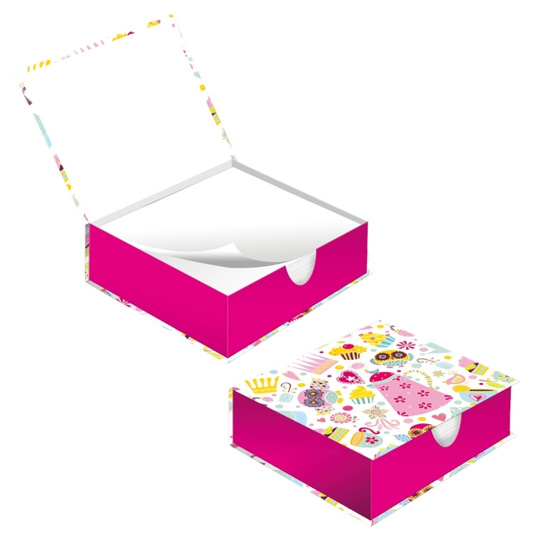 Папір для нотаток Vladi Toys у картонному боксі, 90х90 мм (VT9901-83) - Pampik - 2