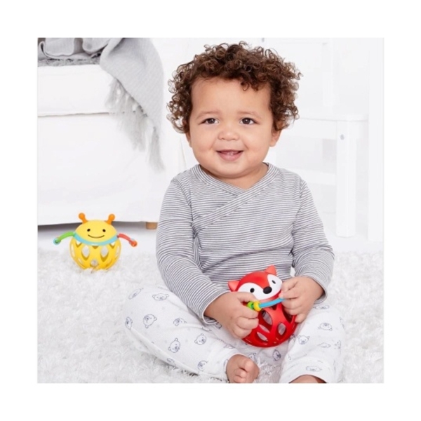 Розвиваюча куля-брязкальце Skip Hop Лисиця (305201) - Pampik - 5