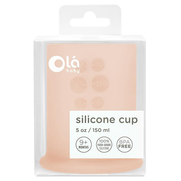 Перший дитячий стаканчик Olababy Coral, кораловий (60421) - Pampik - 2