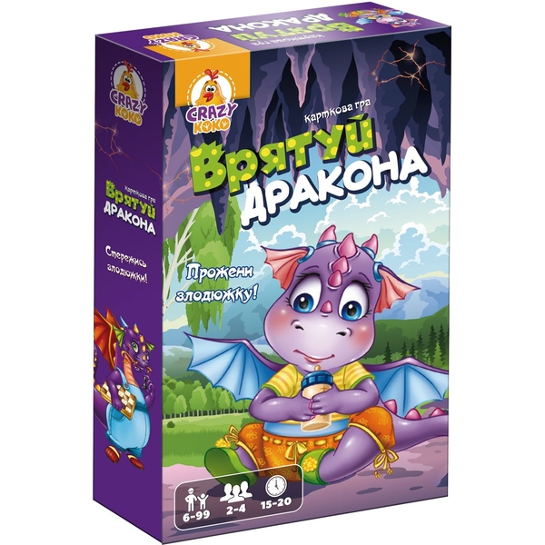 Игра настольная Vladi Toys Спаси дракона (VT8077-03) - Pampik