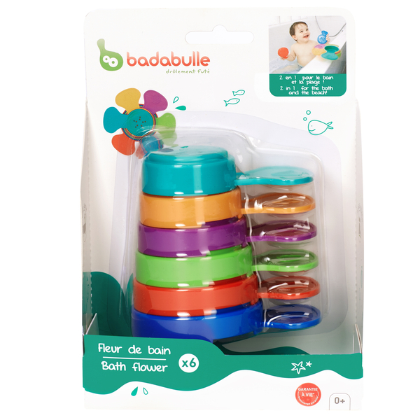 Іграшка для ванни Badabulle Квітка (B017010) - Pampik - 5