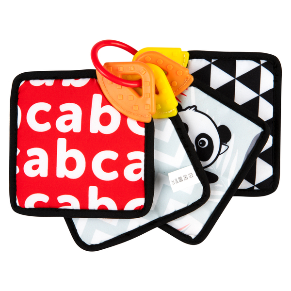 Сенсорные мягкие карточки Canpol babies BabiesBoo с прорезывателем для зубов (68/096) - Pampik - 2