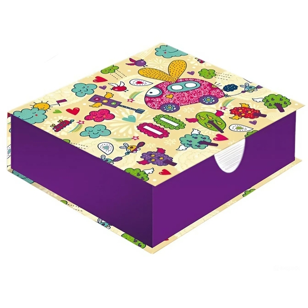 Бумага для заметок Vladi Toys в картонном боксе, 90х90 мм (VT9901-82) - Pampik