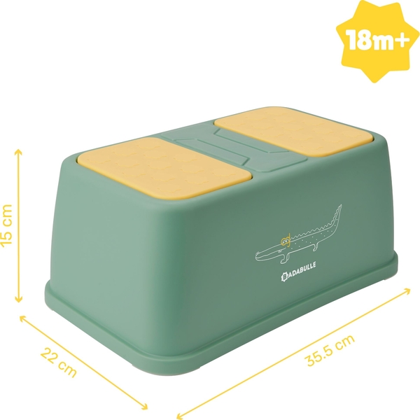 Уцінка. Підставка для ніг Badabulle антиковзаюча, зелений (B028001) - Pampik - 4