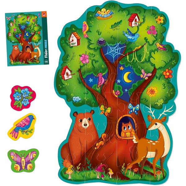 Пазл напольный Roter Kafer Лесные зверьки (RK7010-04) - Pampik - 2