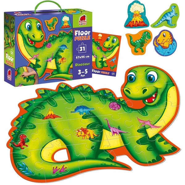Пазл напольный Roter Kafer Динозаври (RK7010-01) - Pampik - 2