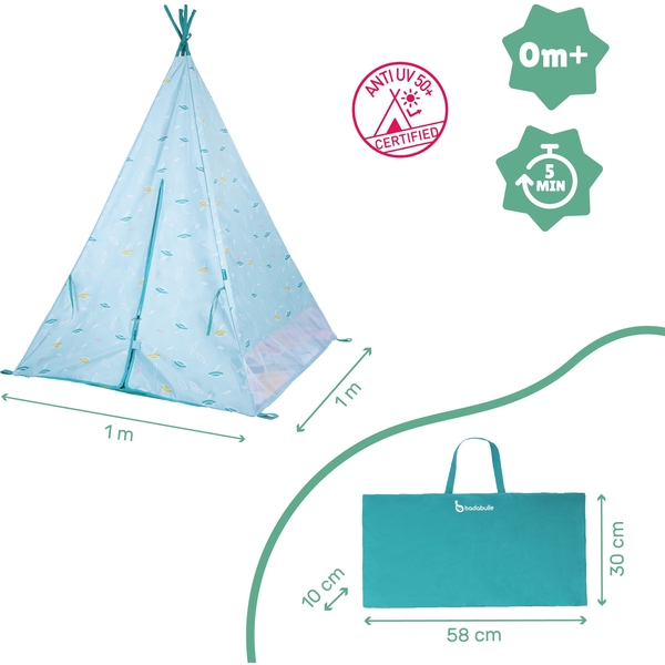 Уценка. Палатка-вигвам Badabulle Jungle Tepee с УФ-защитой (B038000) - Pampik - 3