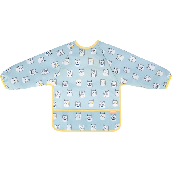 Уцінка. Нагрудник Badabulle з довгими рукавами, синій (B007025) - Pampik